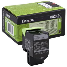 CARTUS TONER BLACK RETURN NR.802K 80C20K0 1K ORIGINAL LEXMARK CX310N