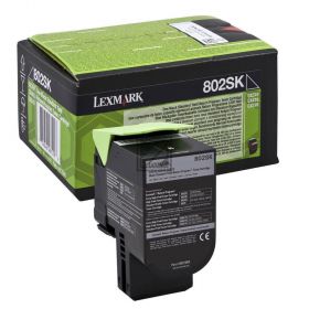 CARTUS TONER BLACK RETURN NR.802SK 80C2SK0 2,5K ORIGINAL LEXMARK CX310N