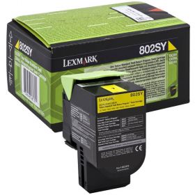 CARTUS TONER YELLOW RETURN NR.802SY 80C2SY0 2K ORIGINAL LEXMARK CX310N