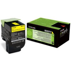 CARTUS TONER YELLOW RETURN NR.802XY 80C2XY0 4K ORIGINAL LEXMARK CX510DE