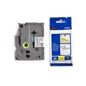 BANDA LAMINATA ADEZIVA BLACK ON WHITE TZES231 ORIGINAL BROTHER P-TOUCH 12MM