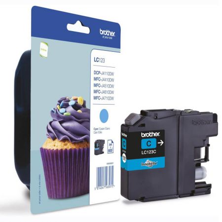 CARTUS CYAN LC123C ORIGINAL BROTHER MFC-J4510DW