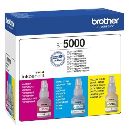 COMBO-PACK CMY BT5000CLVAL 15K ORIGINAL BROTHER DCP-T300