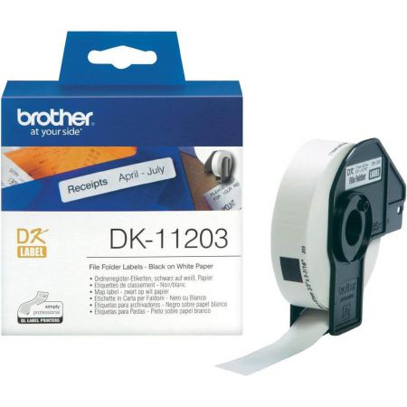 ROLA ETICHETE HARTIE PENTRU DOSARE DK11203 ORIGINAL BROTHER P-TOUCH QL-1050