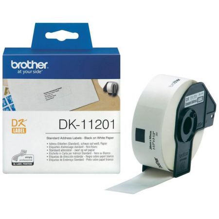 ROLA ETICHETE HARTIE STANDARD PENTRU ADRESE DK11201 ORIGINAL BROTHER P-TOUCH QL-1050