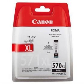 CARTUS BLACK PGI-570XLPGBK 22ML ORIGINAL CANON PIXMA MG6850