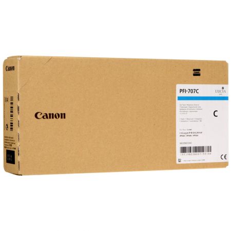 CARTUS CYAN PFI-707C 700ML ORIGINAL CANON IPF 830