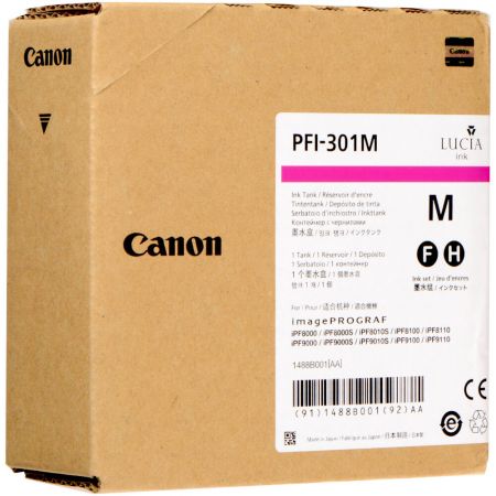 CARTUS MAGENTA PFI-307M, 9813B001AA, 330ML ORIGINAL CANON IPF 830