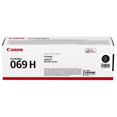 CARTUS TONER BLACK CRG-069HBK 5098C002AA 7.6K ORIGINAL CANON LBP