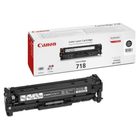 CARTUS TONER BLACK CRG-718B, CR2662B002AA, 3,4K ORIGINAL CANON L