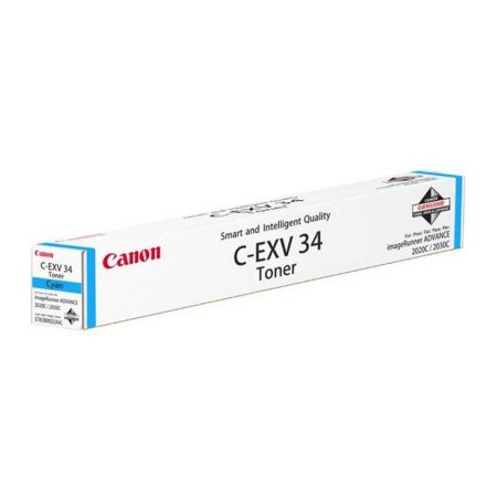 CARTUS TONER CYAN C-EXV34C 19K ORIGINAL CANON IR C2020L