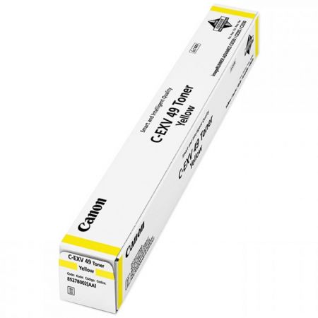 CARTUS TONER YELLOW C-EXV49Y, 8527B002AA, 19K ORIGINAL CANON IR C3320