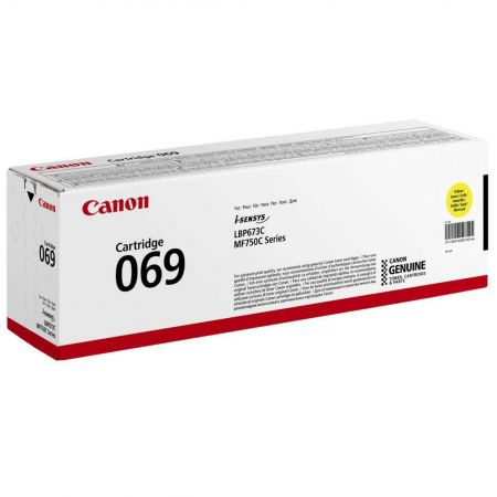 CARTUS TONER YELLOW CRG-069Y 5091C002AA 1.9K ORIGINAL CANON LBP 