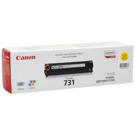 CARTUS TONER YELLOW CRG-731Y 1,5K ORIGINAL CANON LBP 7100CN