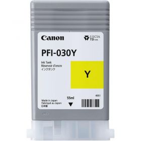 CARTUS YELLOW PFI-030Y, 3492C001AA, 55ML ORIGINAL CANON IPF TA-20