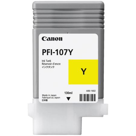 CARTUS YELLOW PFI-107Y, 6708B001AA, 130ML ORIGINAL CANON IPF 680