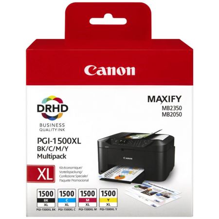 MULTIPACK PGI-1500XLBK/C/M/Y ORIGINAL CANON MAXIFY MB2050