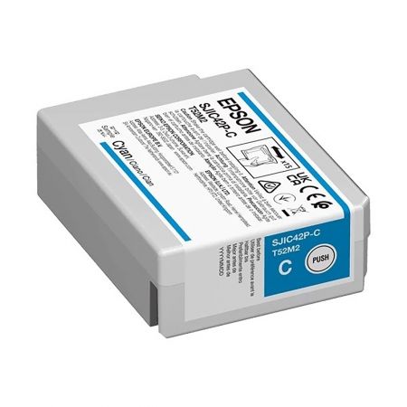 CARTUS CYAN, C13T52M240, SJIC42P-C, 50ML ORIGINAL EPSON CW-C4000