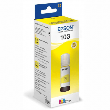 CARTUS YELLOW NR.103 C13T00S44A 65ML ORIGINAL EPSON L3110 CISS