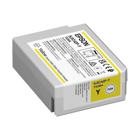 CARTUS YELLOW, C13T52M440, SJIC42P-Y, 50ML ORIGINAL EPSON CW-C40