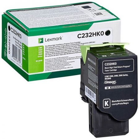 CARTUS TONER BLACK C232HK0 3K ORIGINAL LEXMARK C2325DW