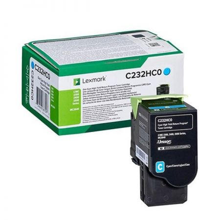 CARTUS TONER CYAN C232HC0 2.3K ORIGINAL LEXMARK C2325DW