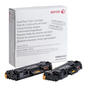 DUAL PACK CARTUS TONER BLACK 106R04349 2X3K ORIGINAL XEROX B205V_NI