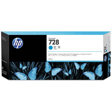 CARTUS CYAN NR.728 F9K17A 300ML ORIGINAL HP DESIGNJET T730