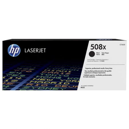 CARTUS TONER BLACK NR.508X CF360X 12,5K ORIGINAL HP LASERJET M552DN