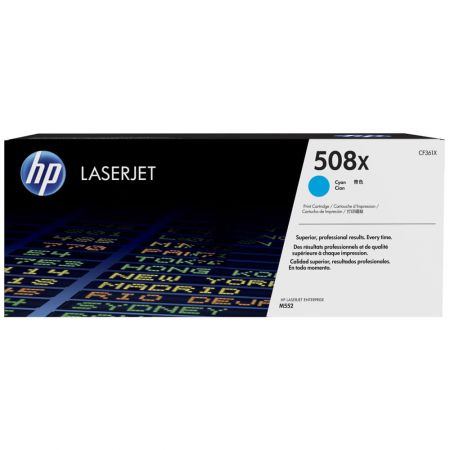 CARTUS TONER CYAN NR.508X CF361X 9,5K ORIGINAL HP LASERJET M552DN