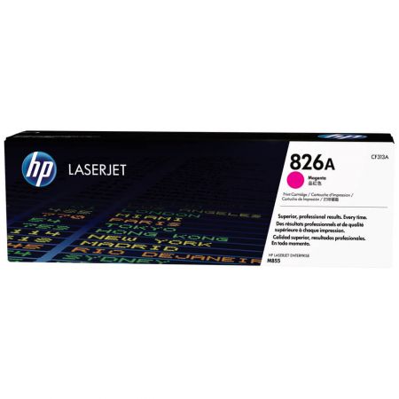 CARTUS TONER MAGENTA NR.826A CF313A 31,5K ORIGINAL HP LASERJET M855X+ NFC