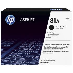 CARTUS TONER NR.81A CF281A 10,5K ORIGINAL HP LASERJET MFP M630DN
