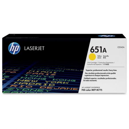 CARTUS TONER YELLOW NR.651 CE342A 16K ORIGINAL HP LASERJET M775DN