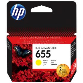 CARTUS YELLOW NR.655 CZ112AE ORIGINAL HP DESKJET 3525 E-AIO