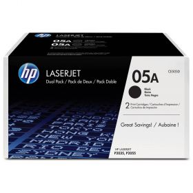 DUAL PACK CARTUS TONER NR.05A CE505D (2XCE505A) 2X ORIGINAL HP LASERJET P2035