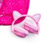 Casti bluetooth pentru copii, cu lumini, POWERLOCUS Bobo Cat