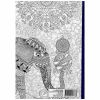 Carte de colorat A4, OPTIMUM Creative Coloring 1011, 50 motive