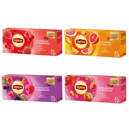 Ceai fructe LIPTON, 20 plicuri/cutie