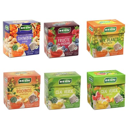Ceai piramida BELIN, 20 buc/cutie 