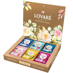 Ceai 6 arome LOVARE Bouquet, 30 plicuri/cutie
