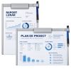 Clipboard magnetic simplu plastic rigid A4, ACCENTA