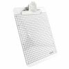 Clipboard simplu plastic rigid cu grila si gradare laterala A4+, OFFICE BOX