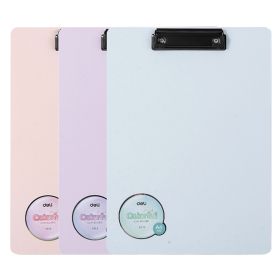 Clipboard simplu plastic, A4, DELI Colorful F313