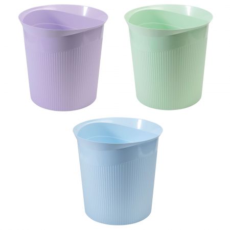 Cos de birou pentru hartii 13l, culori pastel, HAN Re-Loop