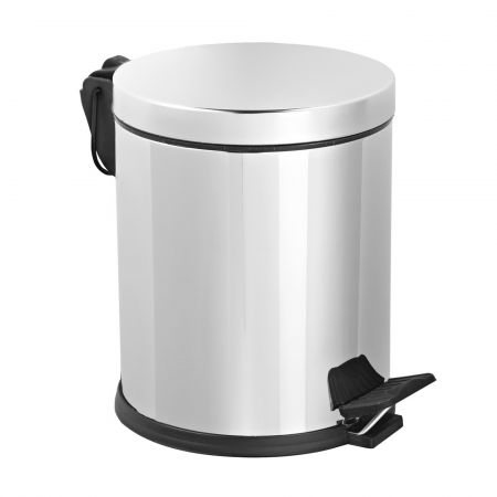 Cos de gunoi din inox cu pedala, 5 L
