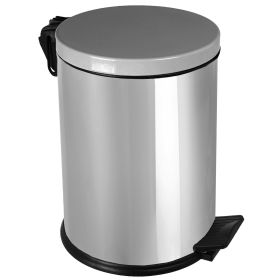 Cos de gunoi din inox cu pedala, 12l