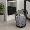 Cos pentru hartii cu manere, metalic, 7 L, Mesh