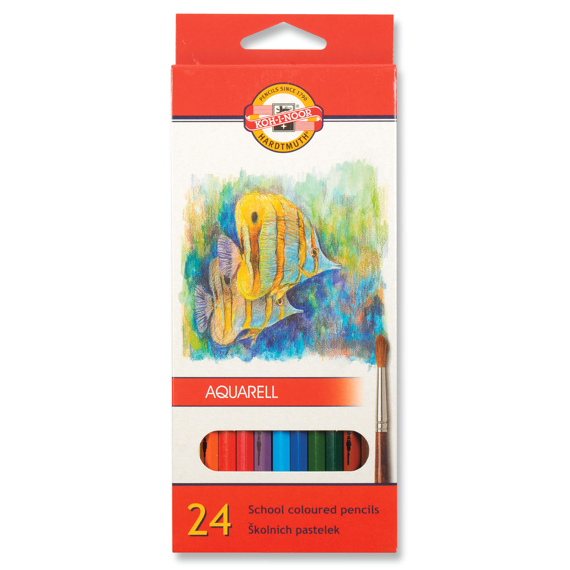 Koh-I-Noor Set Colori Per Acquarello, 24 Pezzi