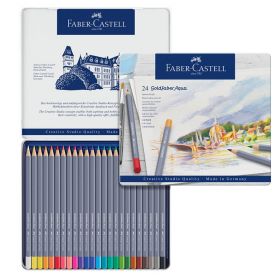 Creioane colorate FABER-CASTELL Goldfaber Aqua 24 culori/set, FC114624