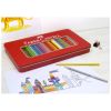 Creioane colorate eco 48 culori/set FABER-CASTELL, cutie metal, FC115888